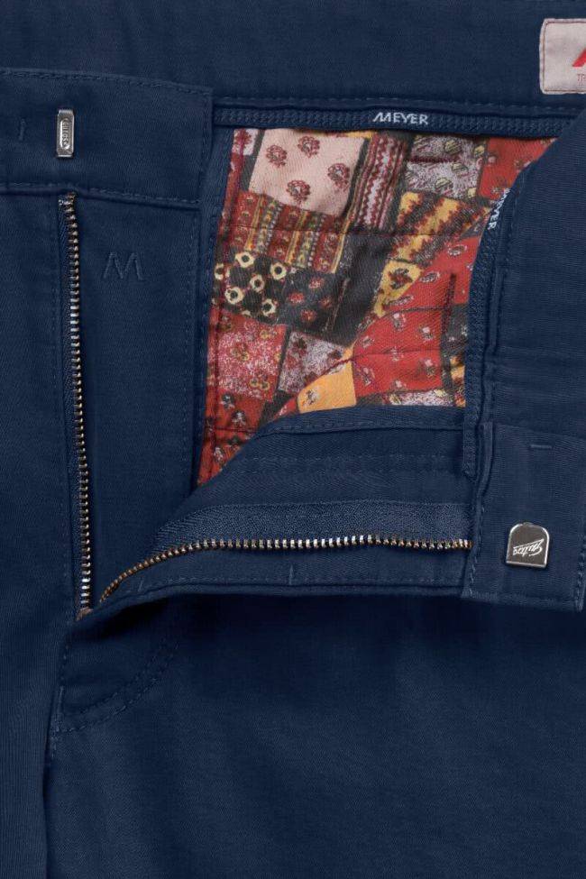 meyer Hose Herren Meyer 5 Pocket Slim Einfarbig Günstiger Verkauf