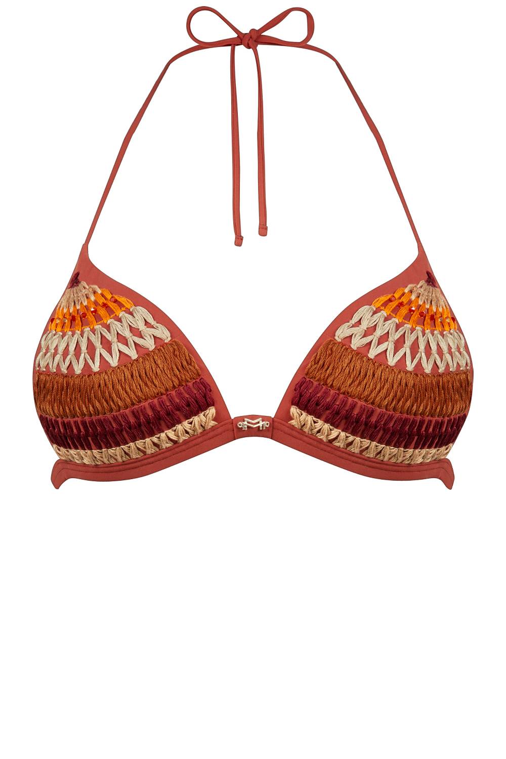 Maryan Mehlhorn HAND-EMBROIDERED PUSH-UP TOP Begrenzt auf 3 Tage