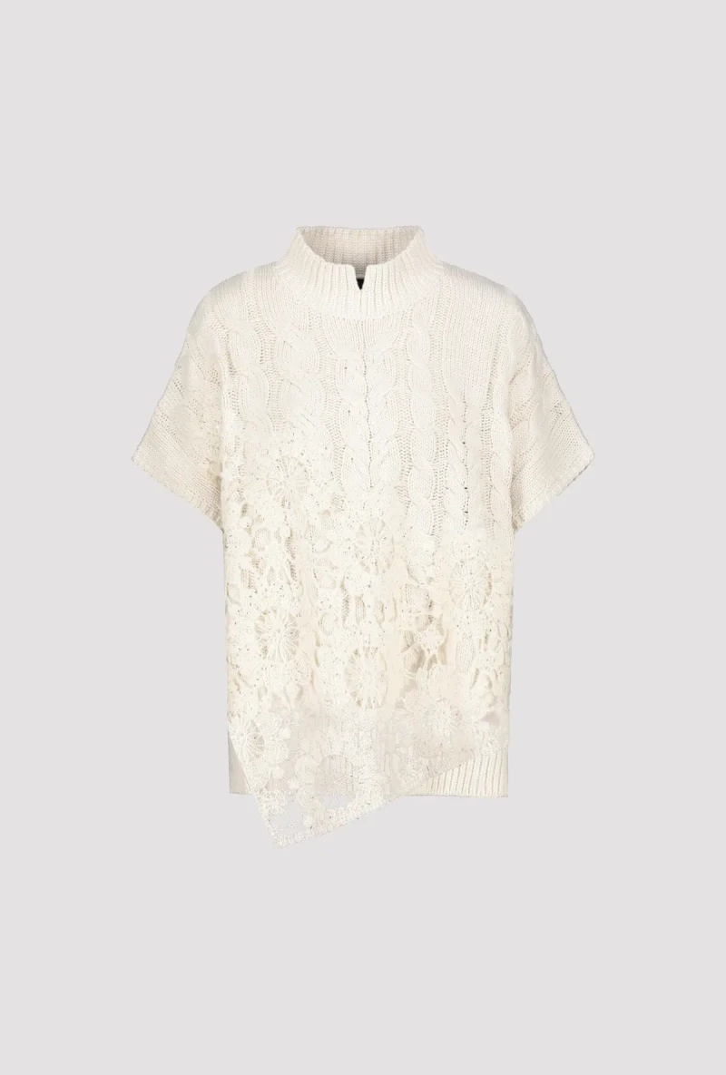 ﻿Monari Pullover mit Spitze Super Sparpreis