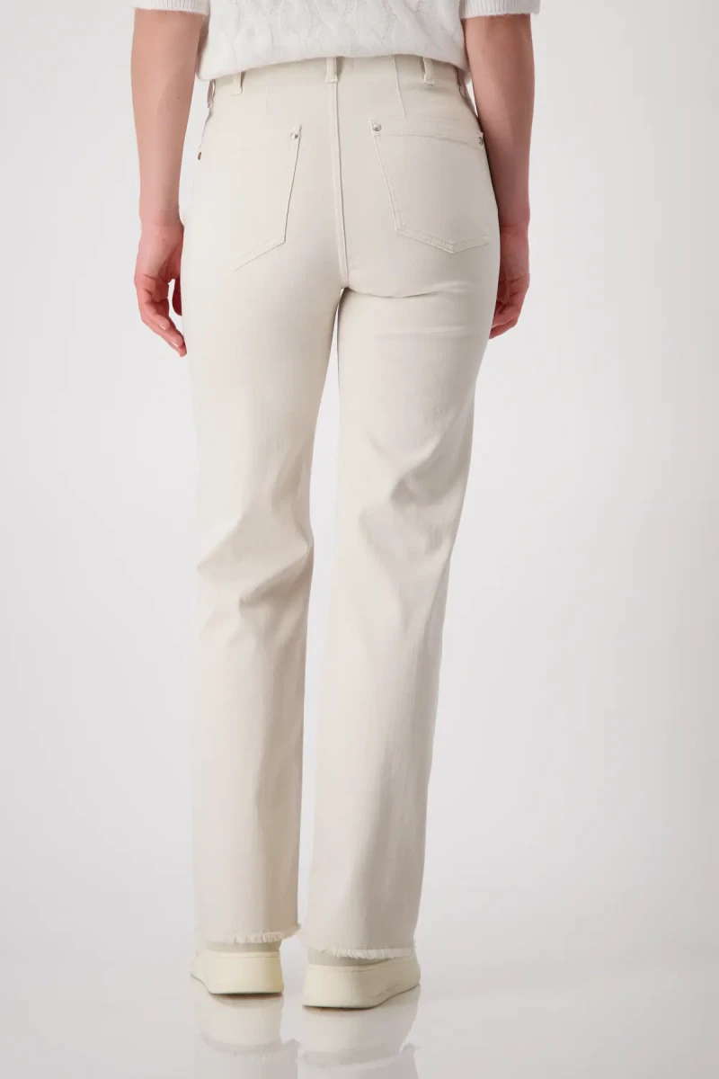 Monari Wide Leg Hose mit Schmuck Neueste Stile