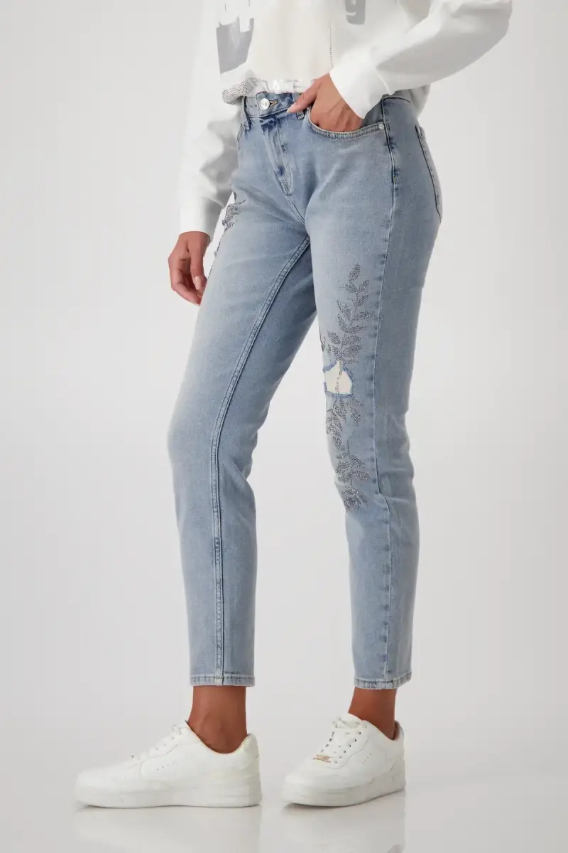 Monari Jeans mit Schmuck Letzter Tag