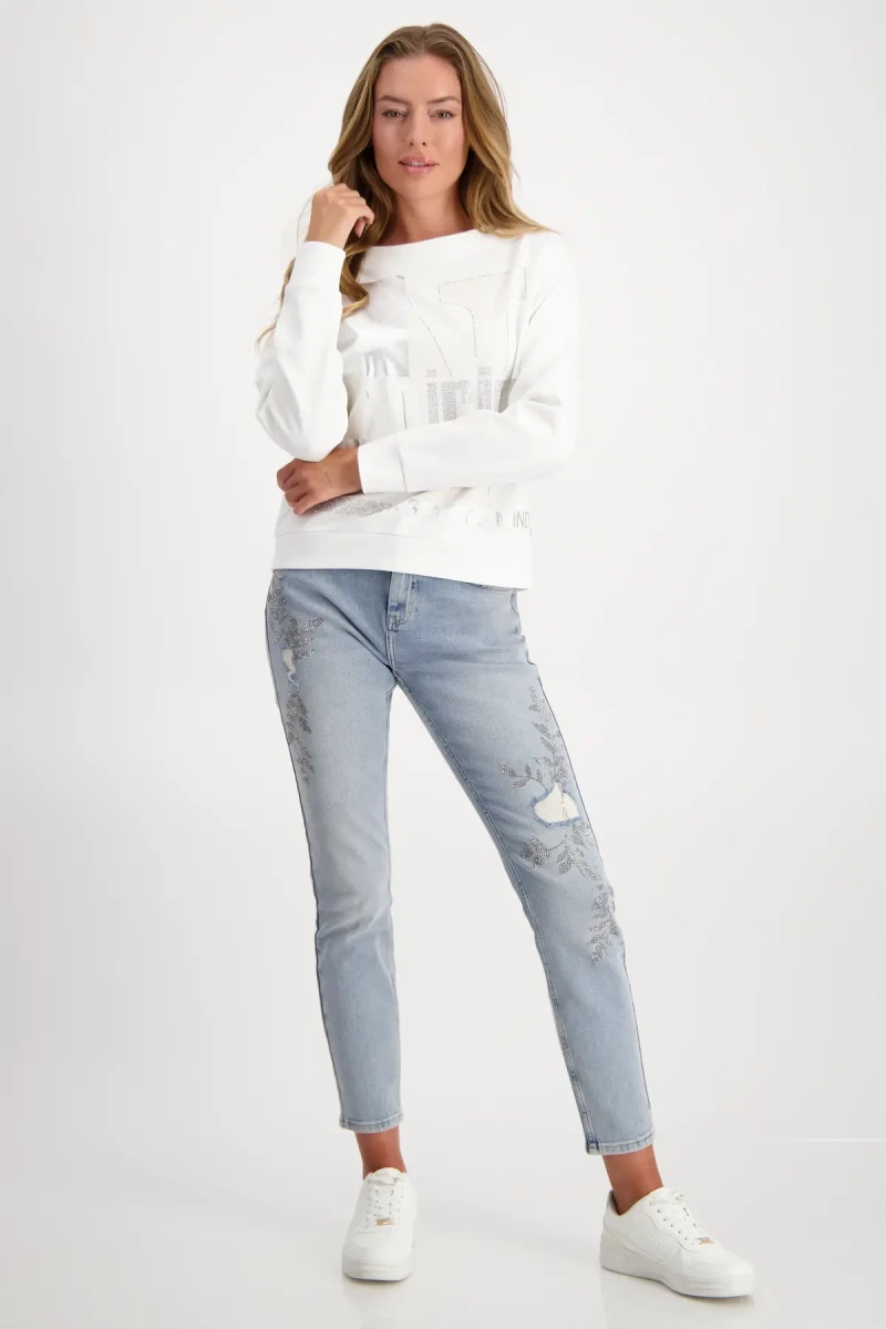 Monari Jeans mit Schmuck Letzter Tag
