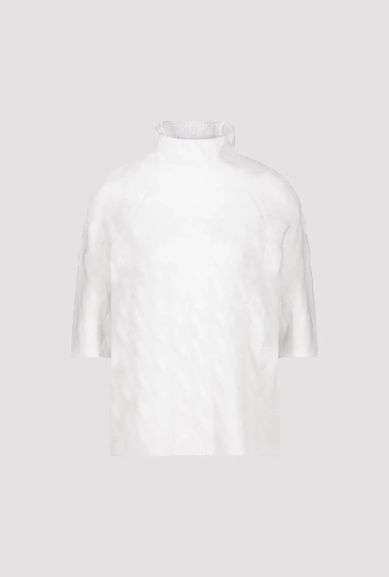 Monari Flauschiger Pullover mit Zopfmuster Zeitbegrenzte Promotion