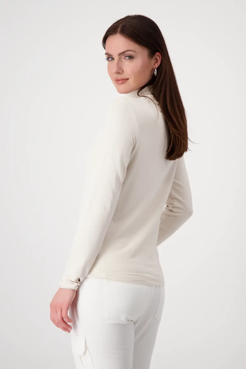 Monari Shirt mit toniger Pailletten-Blume Bis zu 60% Rabatt