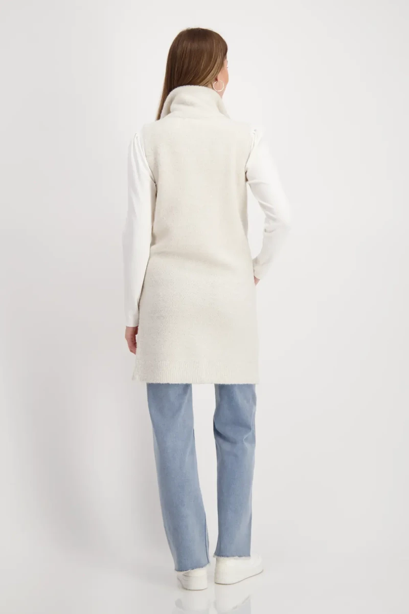 Monari Strickweste mit Lurex Bis zu 65% Rabatt