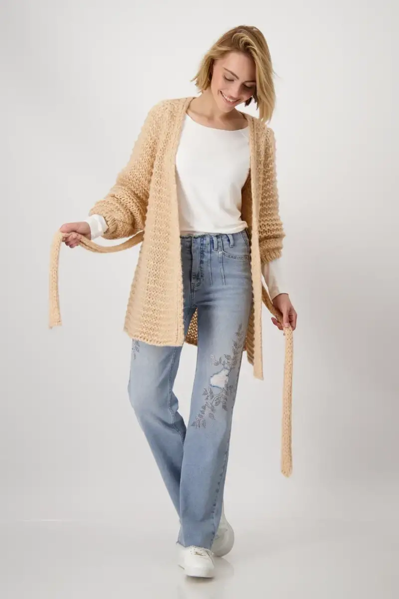 Monari Locker gestrickte Strickjacke Bis zu 55% Rabatt