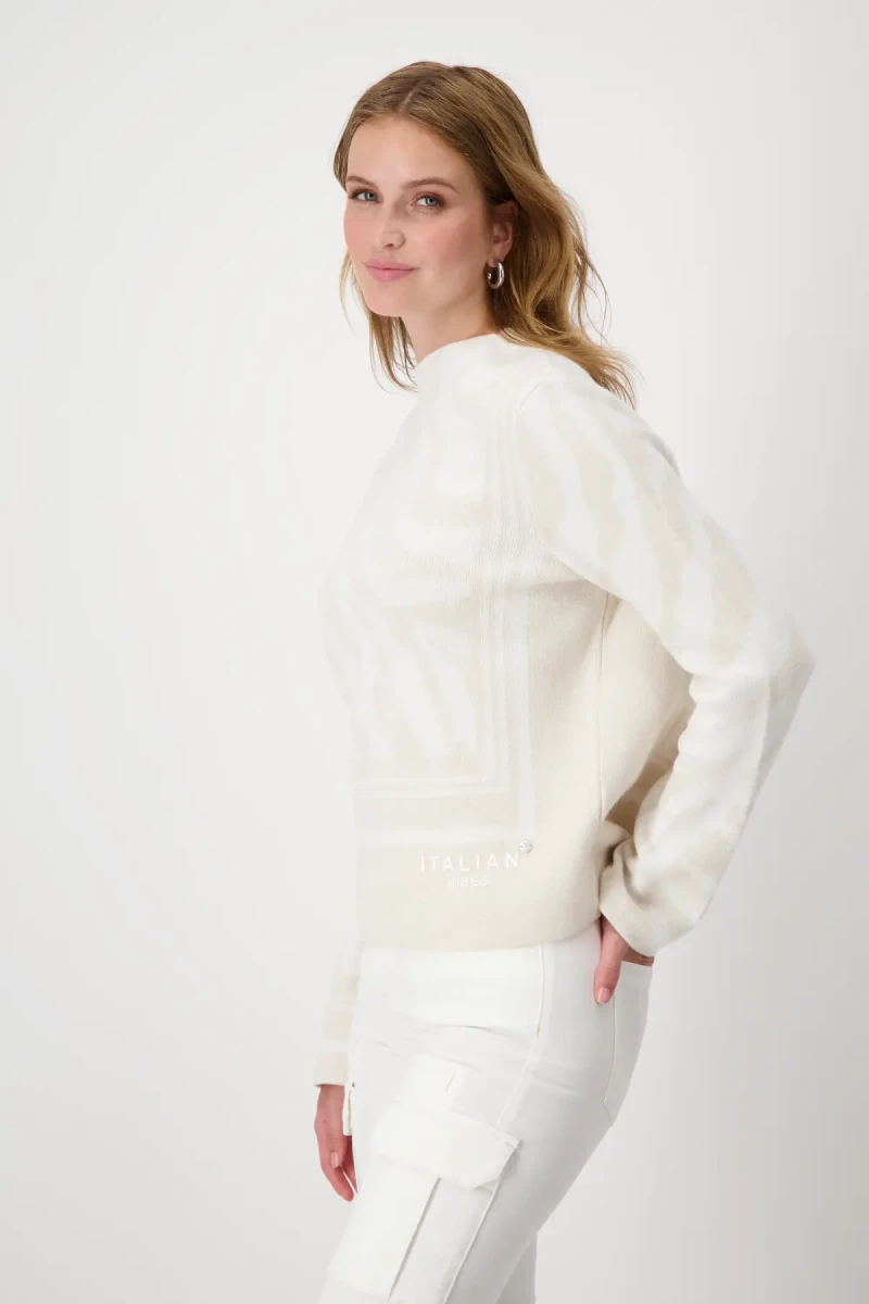 Monari Pullover mit Tigermuster 50% Rabatt mit kostenlosem Versand
