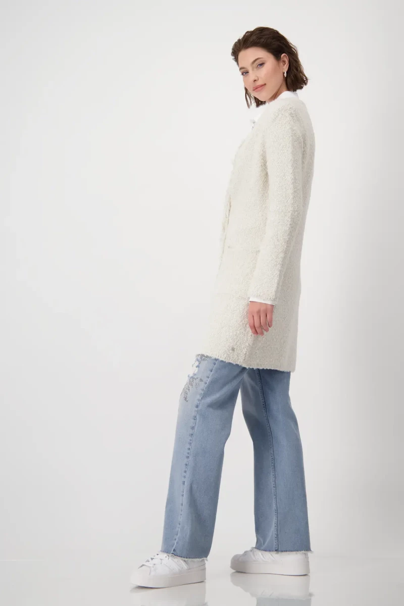 Monari Strickmantel mit Lurex Black Friday Preise