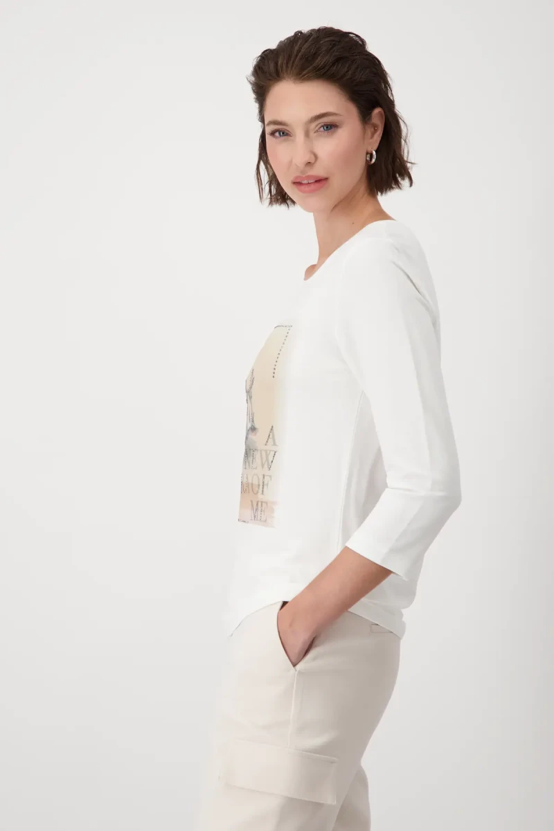 Monari Shirt mit High Heels Print Rabatte dieses Monats