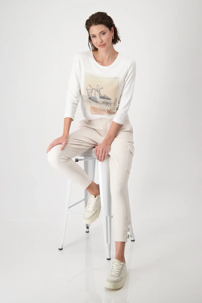 Monari Shirt mit High Heels Print Rabatte dieses Monats