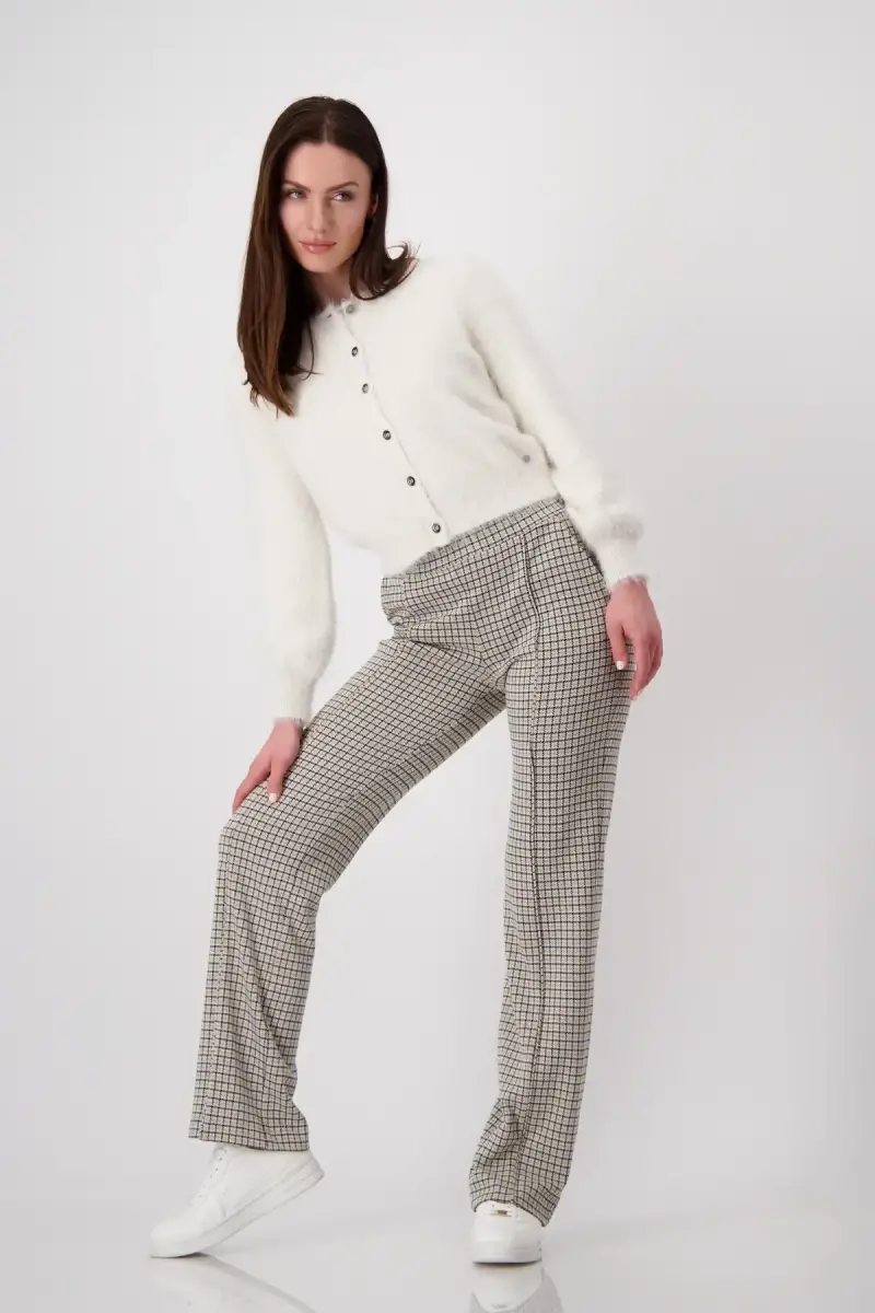 Monari Flauschige Strickjacke 2025