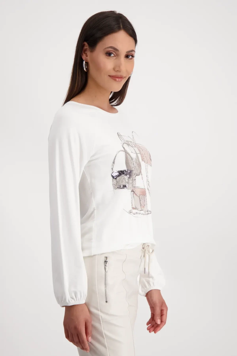 Monari Shirt mit Taschen Print Blitzverkäufe