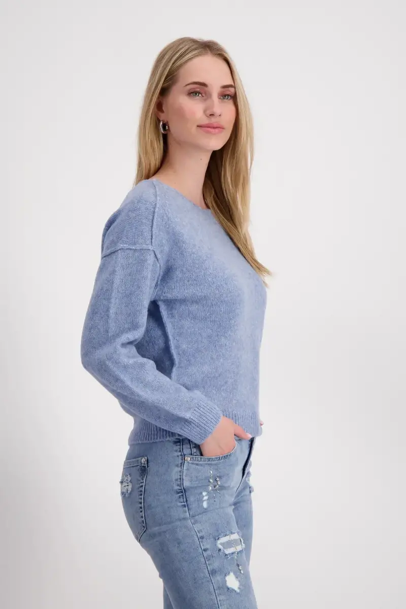Monari Strickpullover mit Außennähten Günstig kaufen