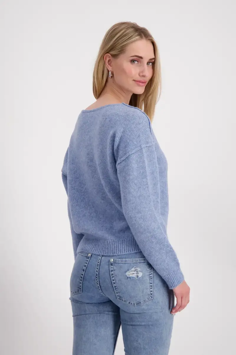 Monari Strickpullover mit Außennähten Günstig kaufen