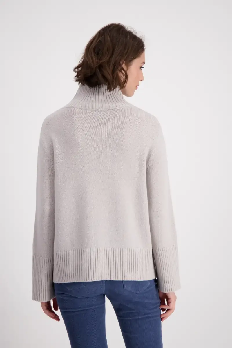 Monari Strickpullover mit Schrift Preisnachlass