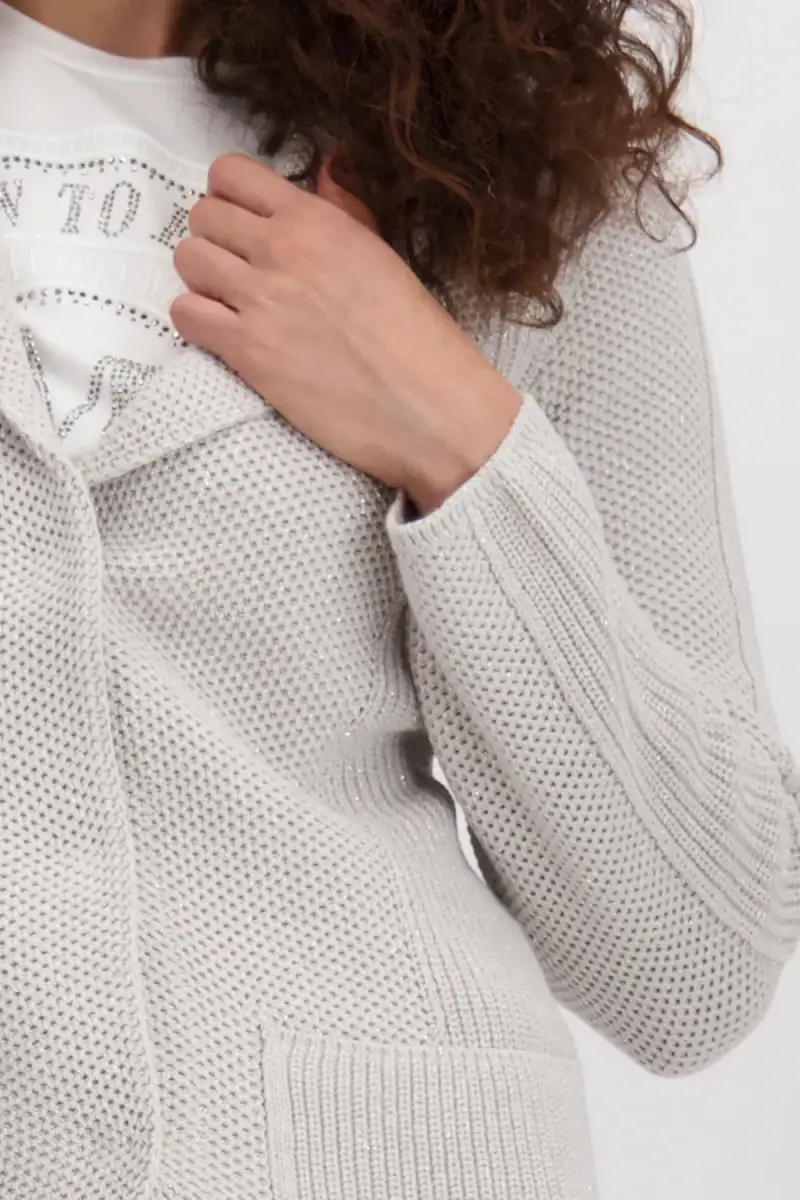 Monari Strickmantel mit Reverskragen Cyber Monday