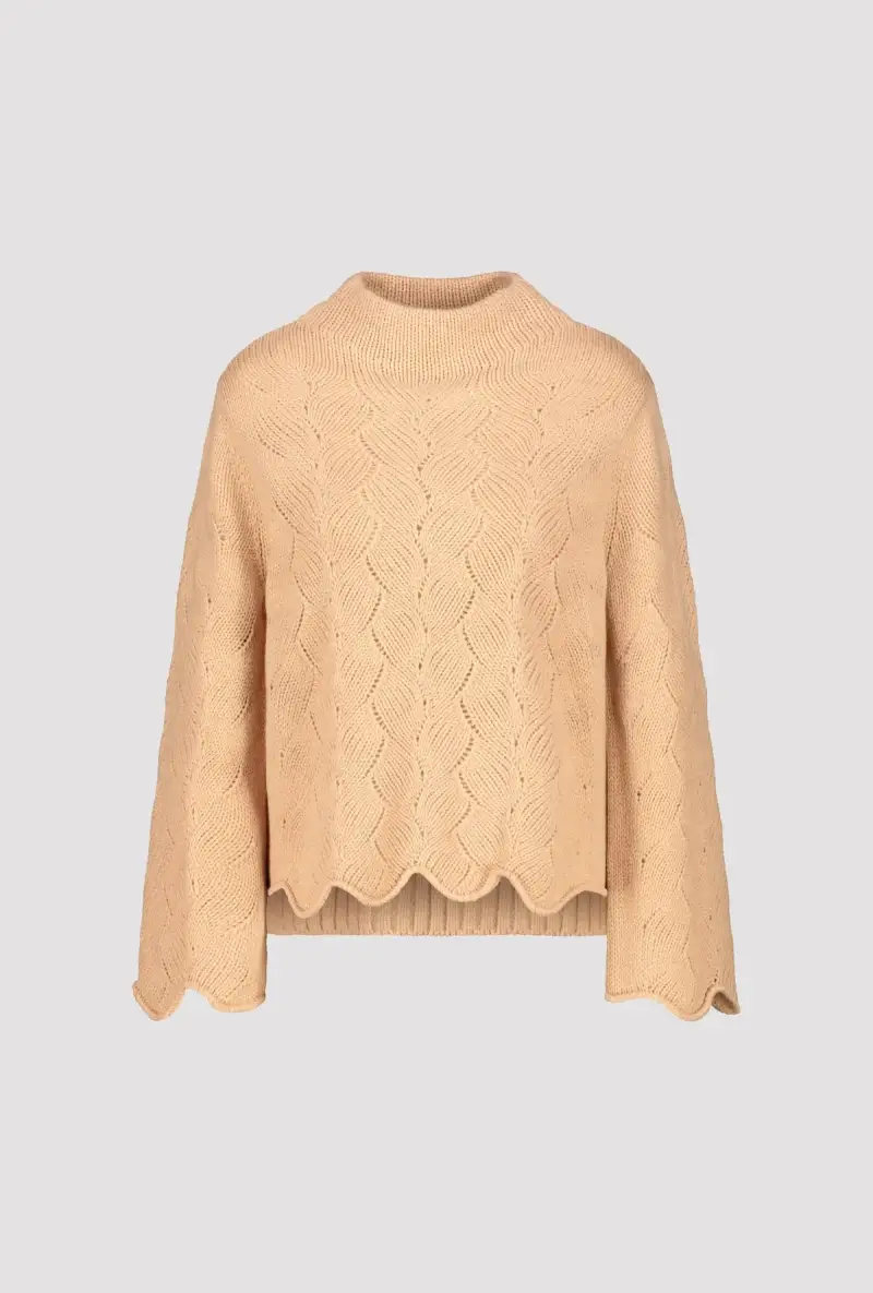 Monari Pullover mit Zopfmuster Online Outlet