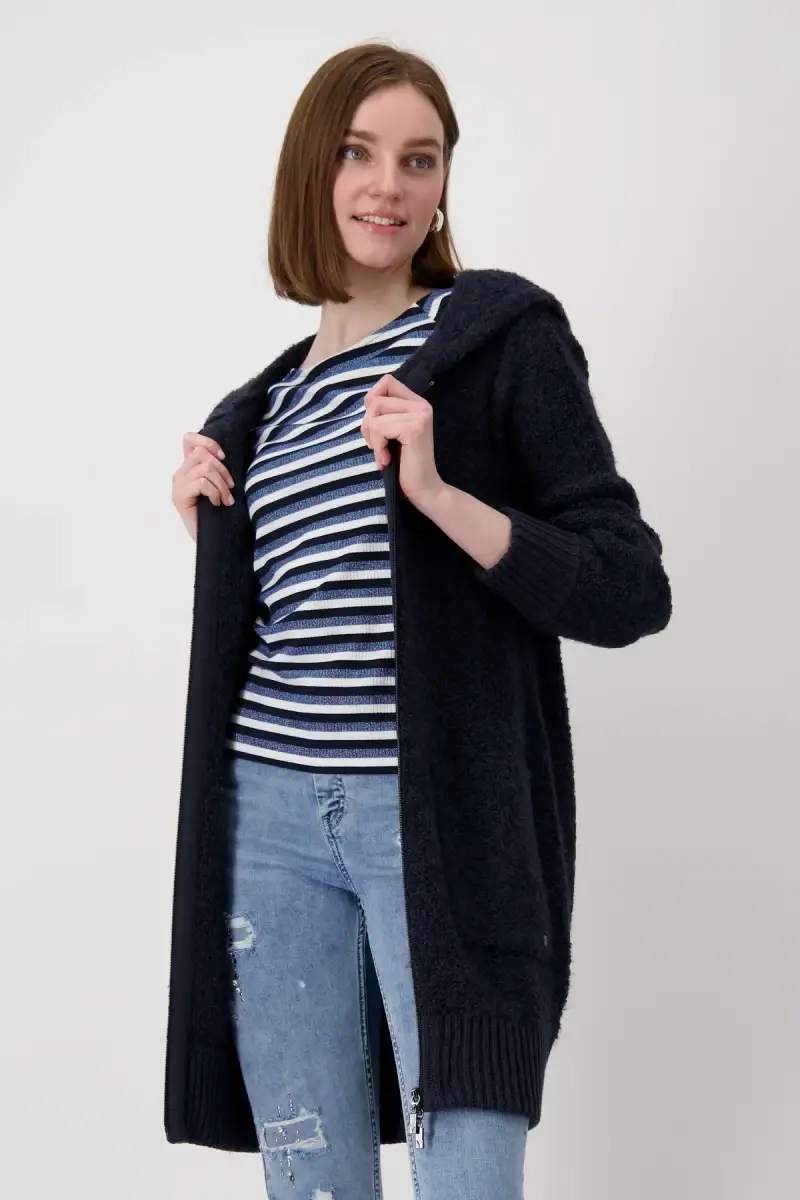 Monari Boucle Jacke mit Kapuze Neuheiten