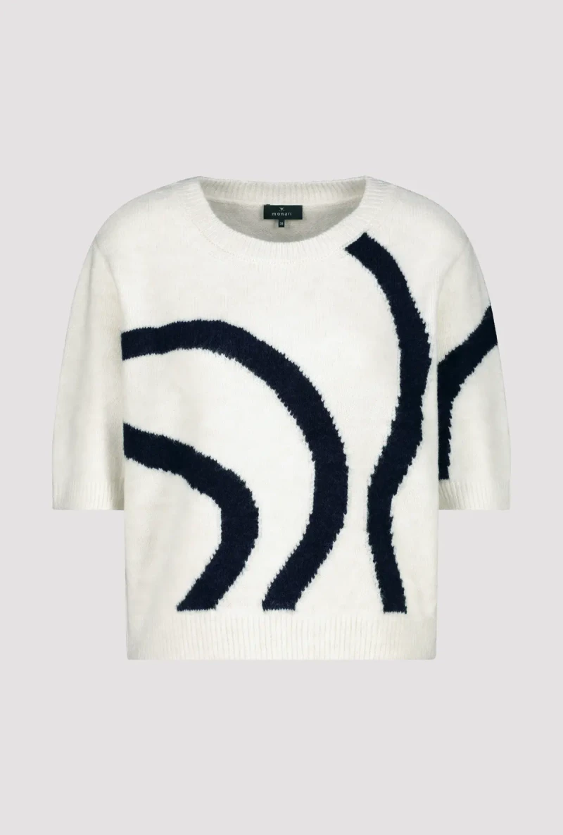 Monari Strickpullover mit Intarsienmuster Kauf eins, bekomm eins gratis