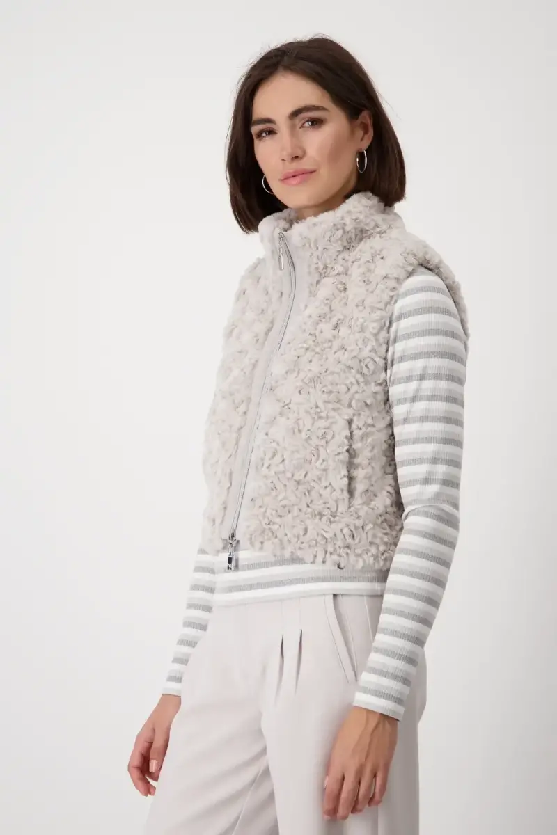 Monari Cropped-Weste mit Taschen Letzte 3 Tage
