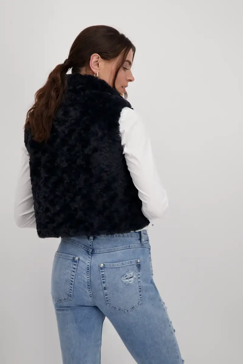 Monari Cropped-Weste mit Taschen Letzter Tag