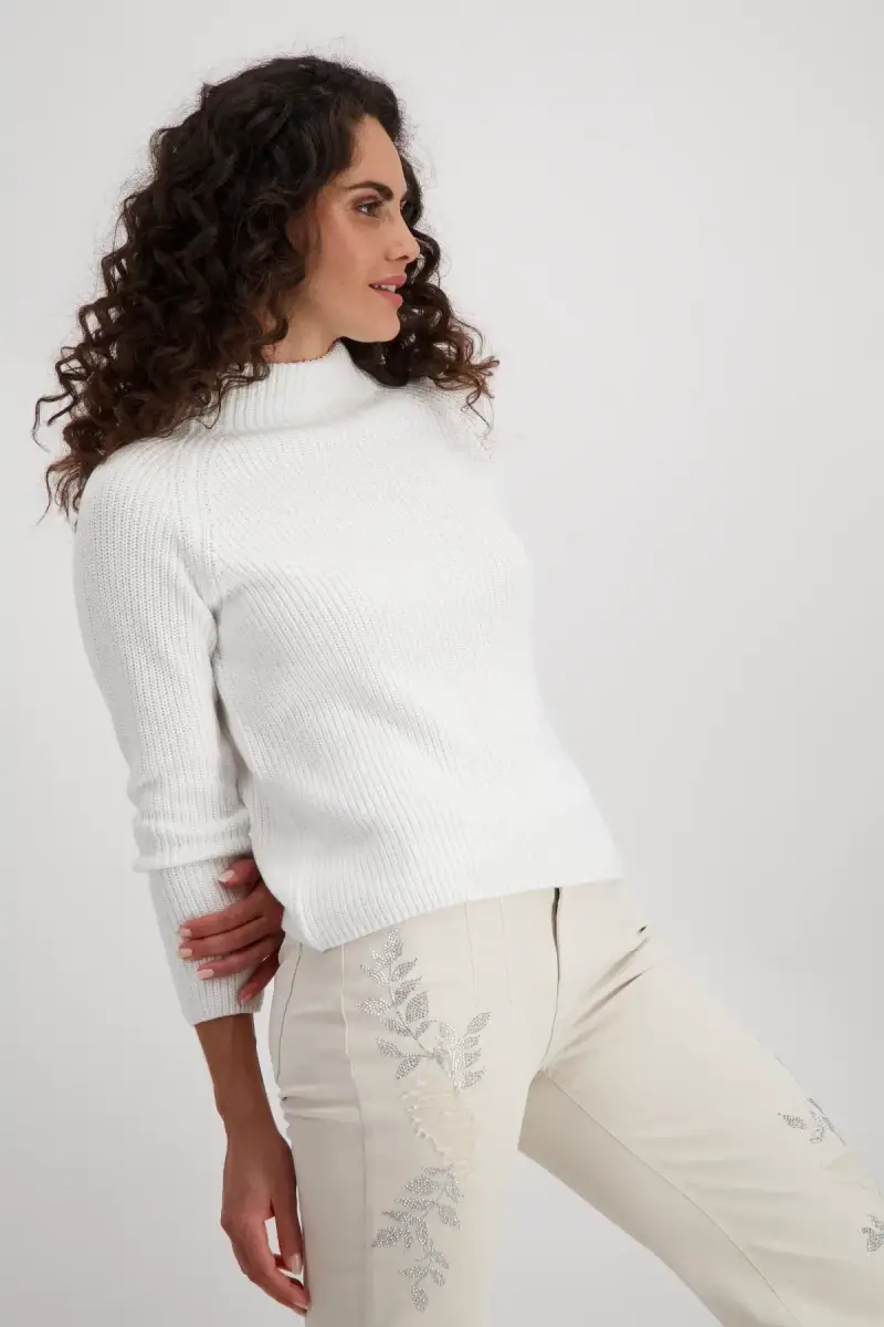 Monari Basic Stehkragen Pullover Zeitbegrenzte Promotion