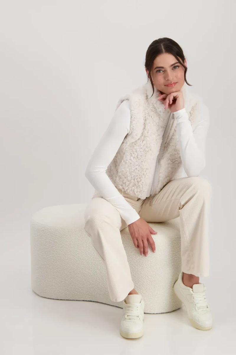 Monari Cropped-Weste mit Taschen Nur für heute