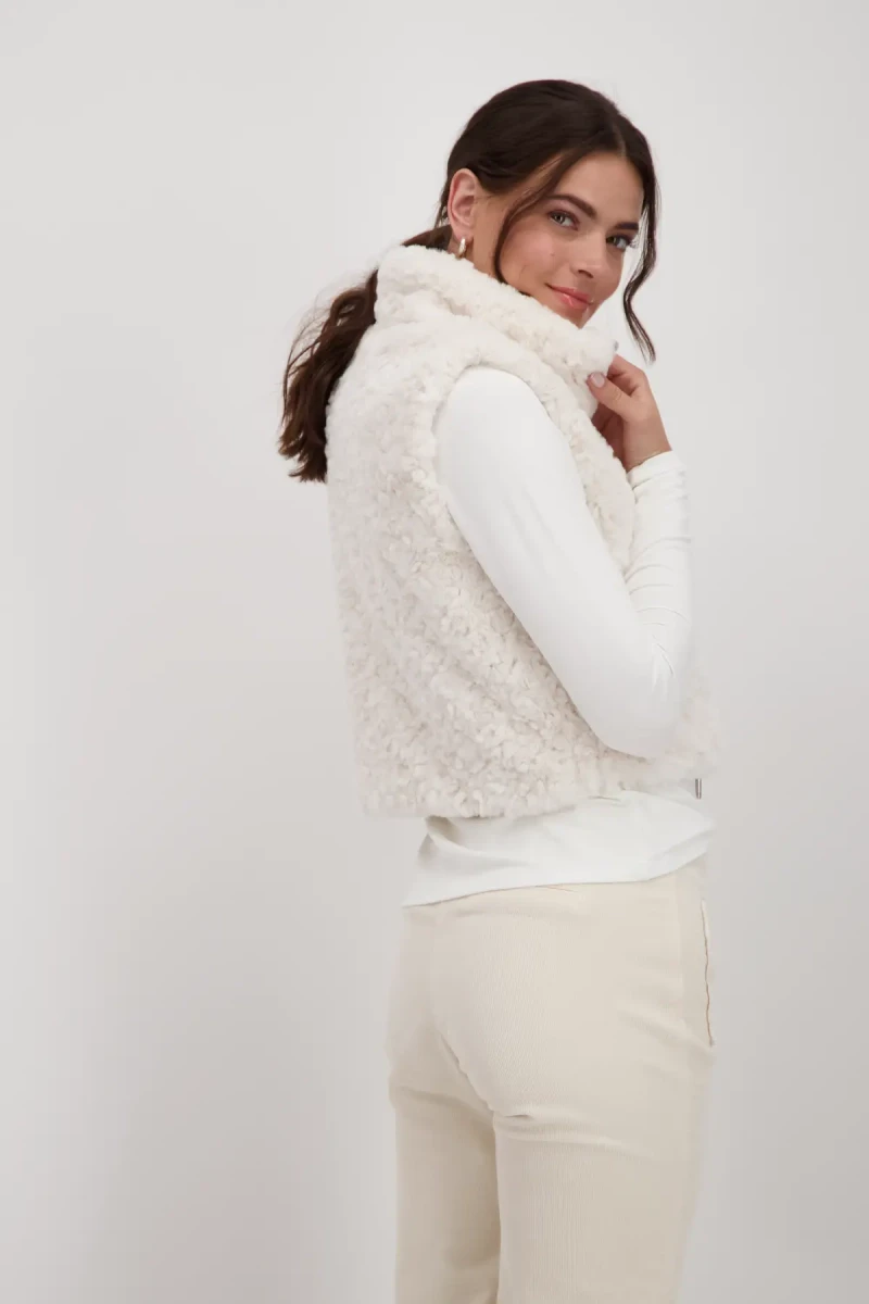 Monari Cropped-Weste mit Taschen Nur für heute