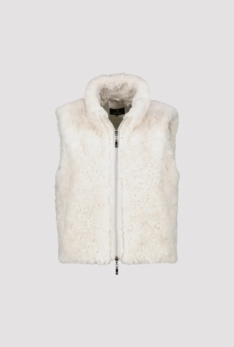 Monari Cropped-Weste mit Taschen Nur für heute