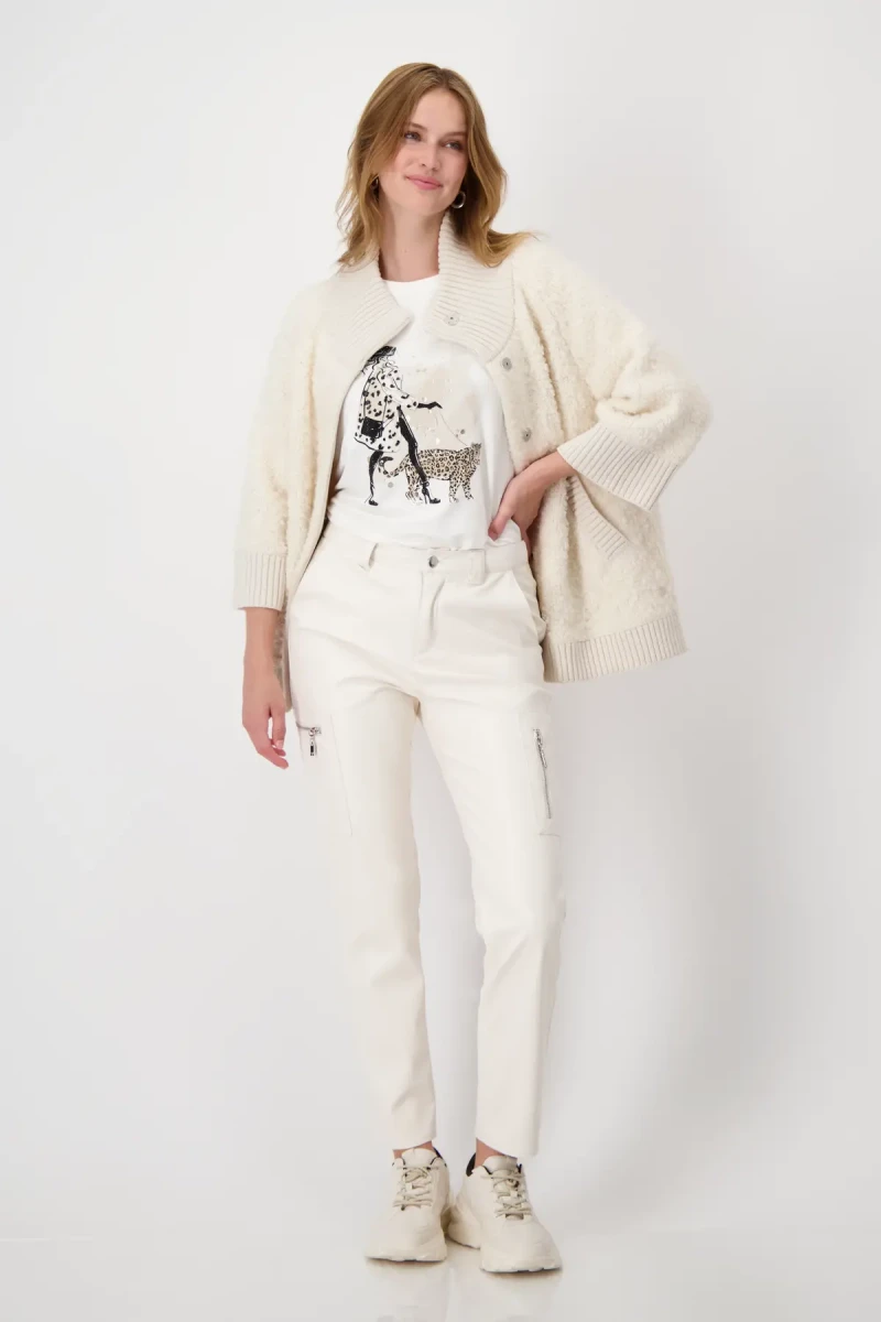 Monari Shirt mit Frauenprint und Strass Bis zu 55% Rabatt