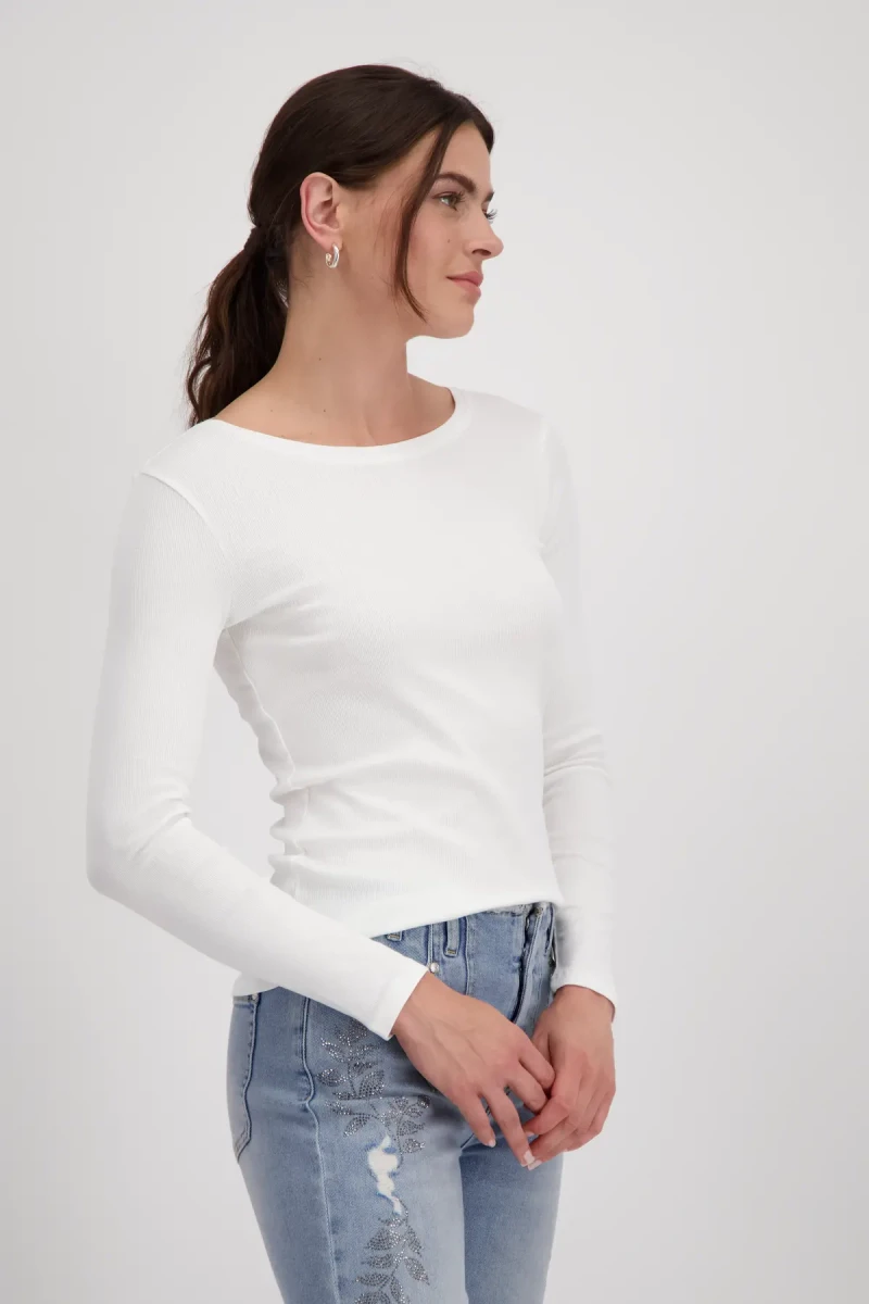 Monari Basic Shirt aus Pima Baumwolle 50% Rabatt mit kostenlosem Versand