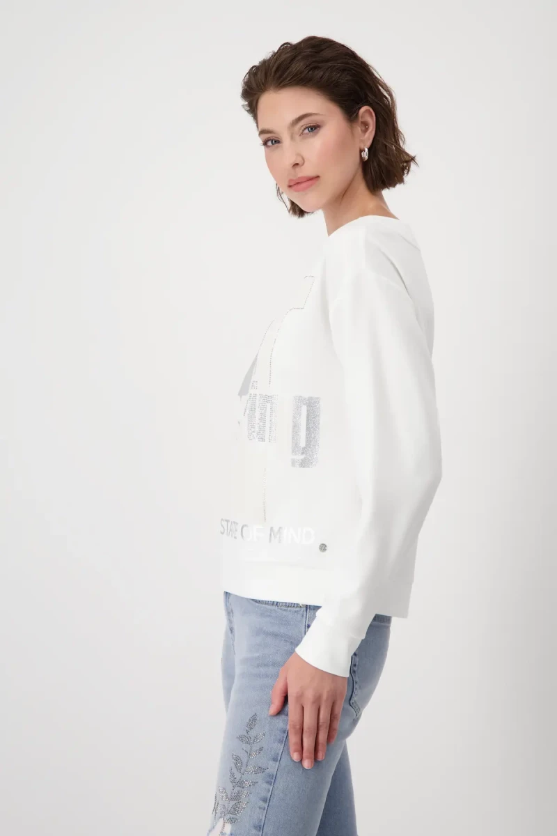 Monari Sweatshirt mit Schrift Speichern exportieren
