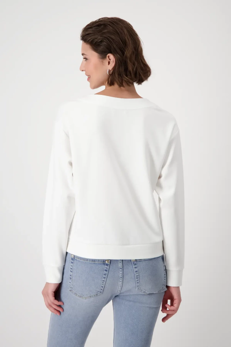 Monari Sweatshirt mit Schrift Speichern exportieren