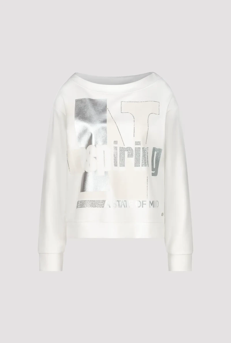 Monari Sweatshirt mit Schrift Speichern exportieren