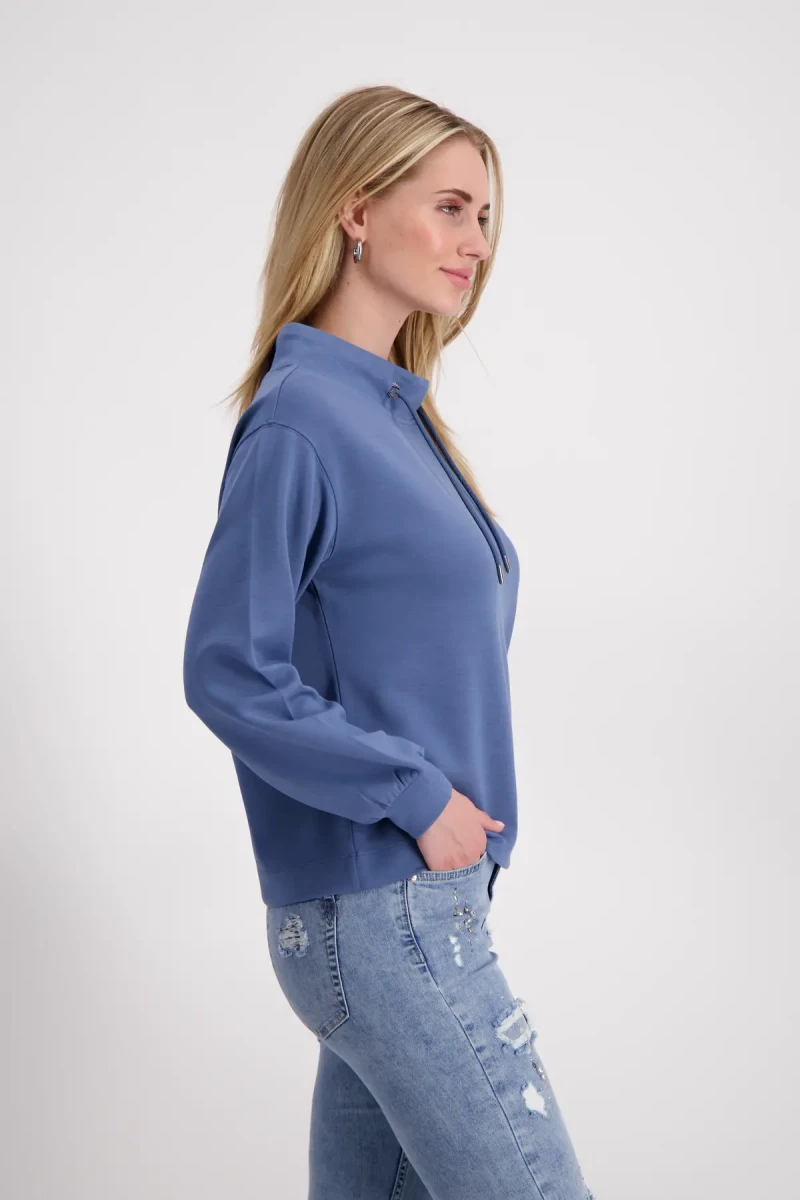 Monari Sweatshirt mit Stehkragen Online