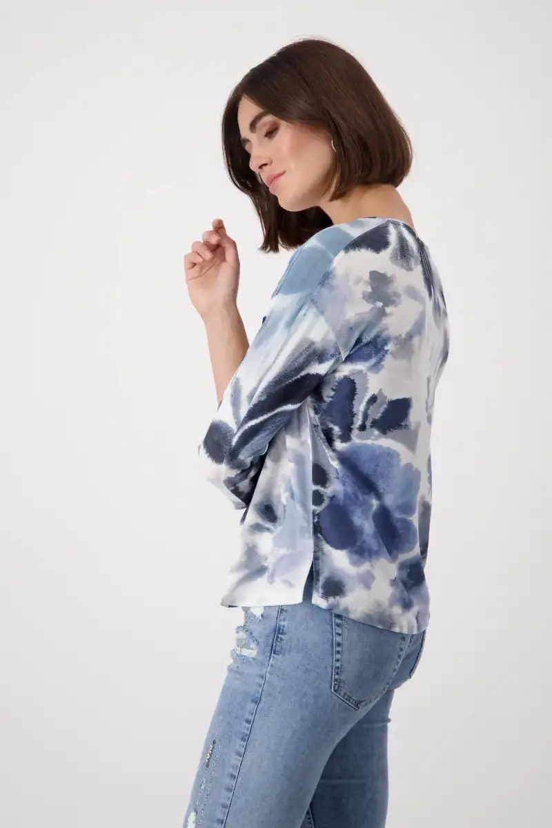 Monari Shirt mit Blumenmuster Angebote