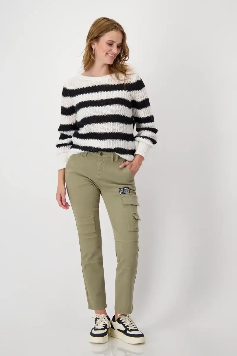 Monari Pullover mit Ringelmuster Limitierter Zeitrabatt