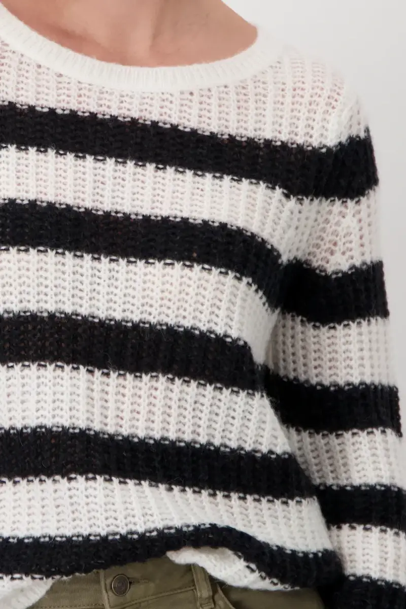 Monari Pullover mit Ringelmuster Limitierter Zeitrabatt