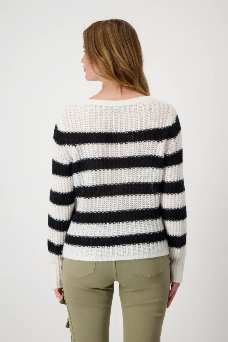 Monari Pullover mit Ringelmuster Limitierter Zeitrabatt