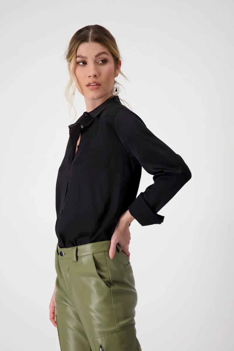 Monari Satin Bluse Versandkostenfrei