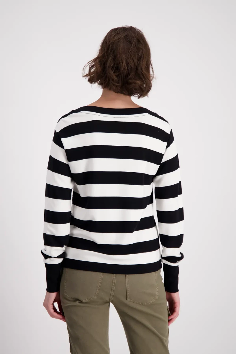 Monari Sweatshirt mit tonigen Pailletten Großer Ausverkauf