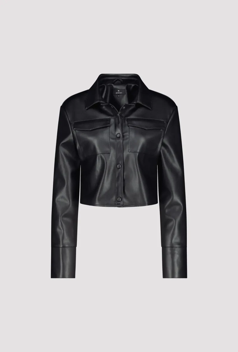 Monari Lederimitat Jacke Flash Sale