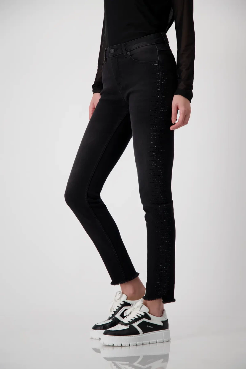 Monari Jeans mit Strass Preisnachlass