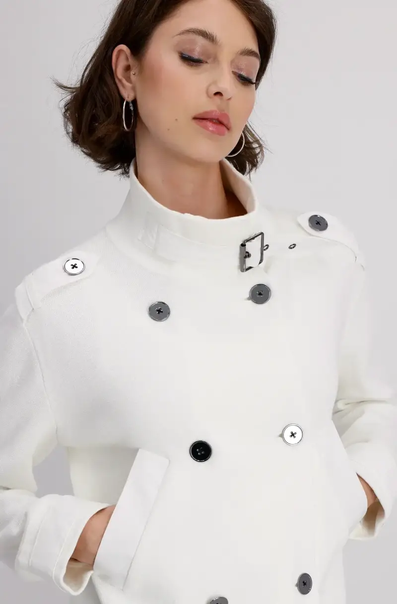 Monari Kurze Trench Strickjacke Black Friday