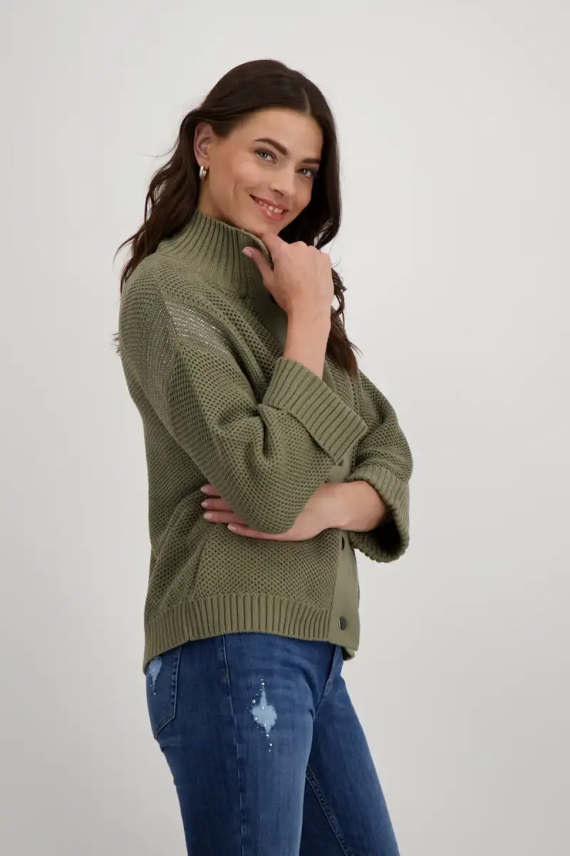 Monari Strickjacke mit Wabenmuster Heißer Verkauf