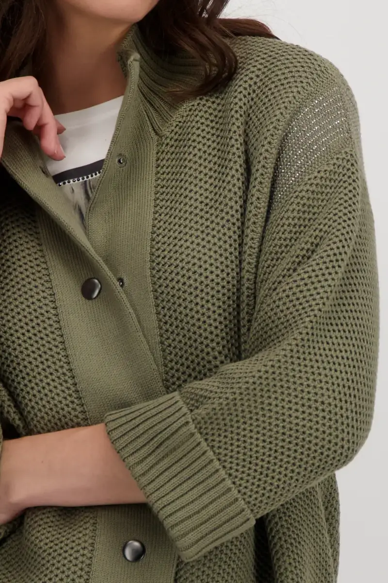 Monari Strickjacke mit Wabenmuster Heißer Verkauf