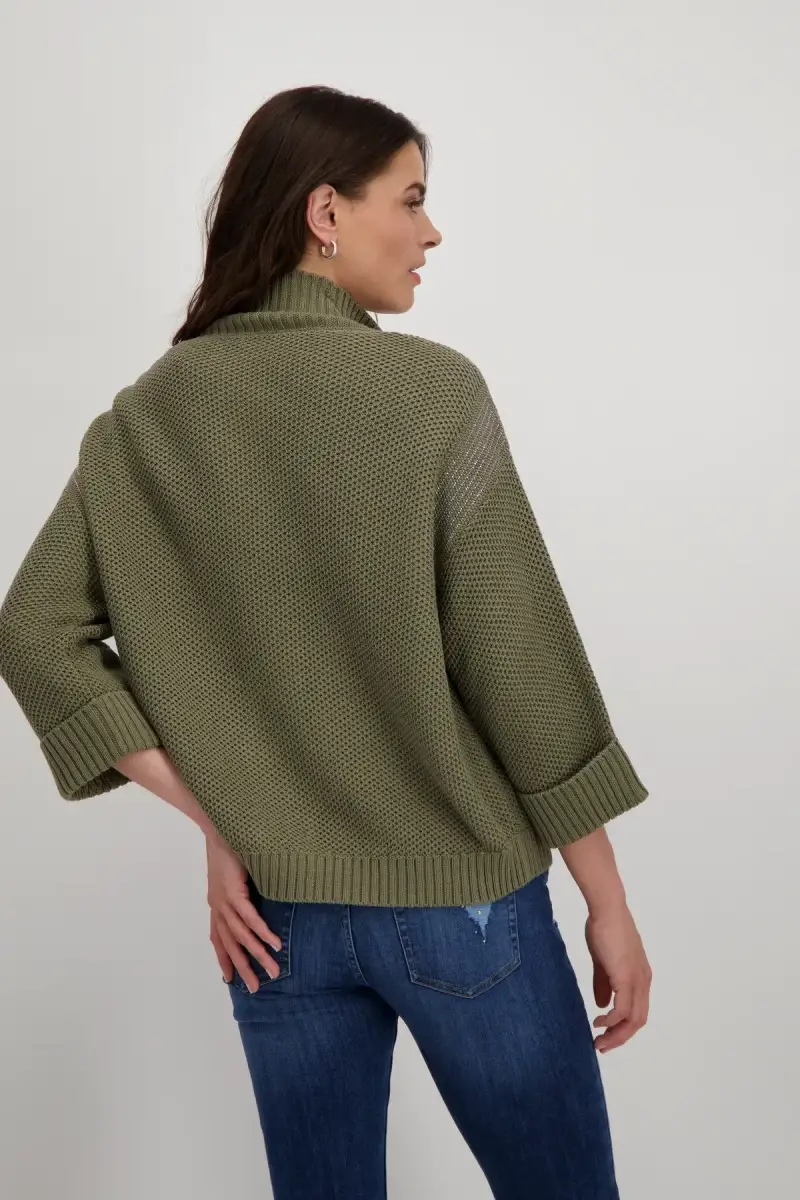 Monari Strickjacke mit Wabenmuster Heißer Verkauf