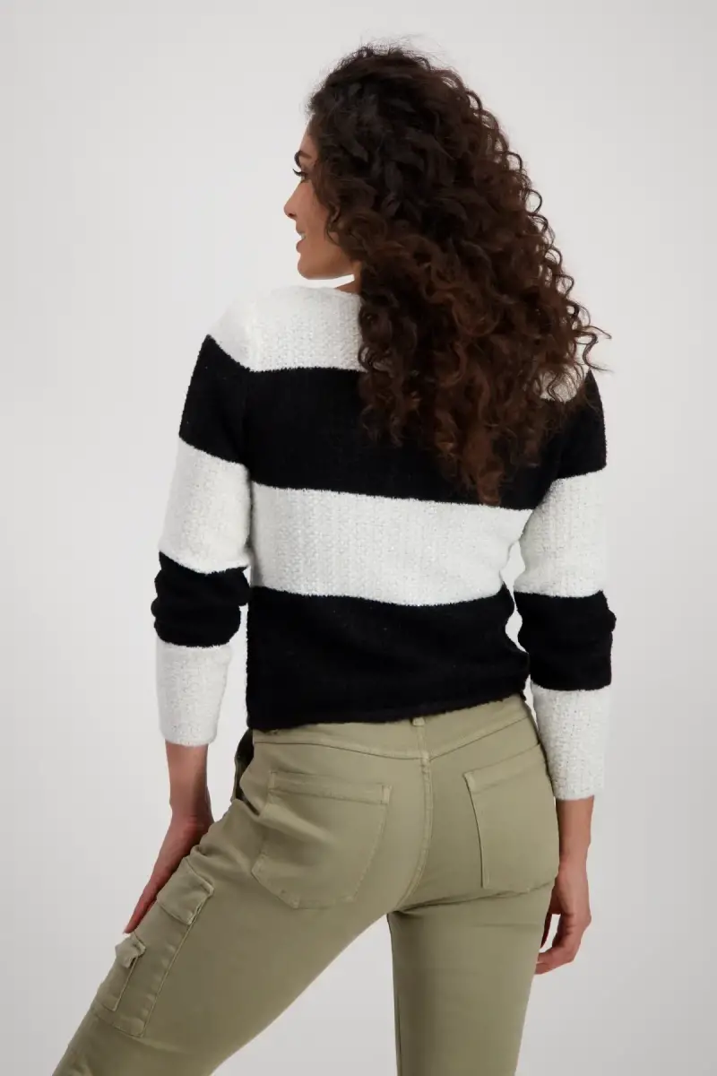 Monari Strickjacke mit Fransen Top Angebot