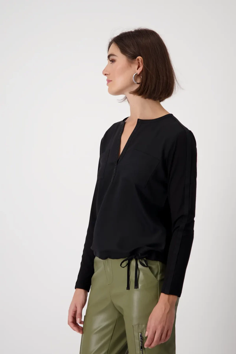Monari Blusenshirt mit Strasssteine Neueste Mode