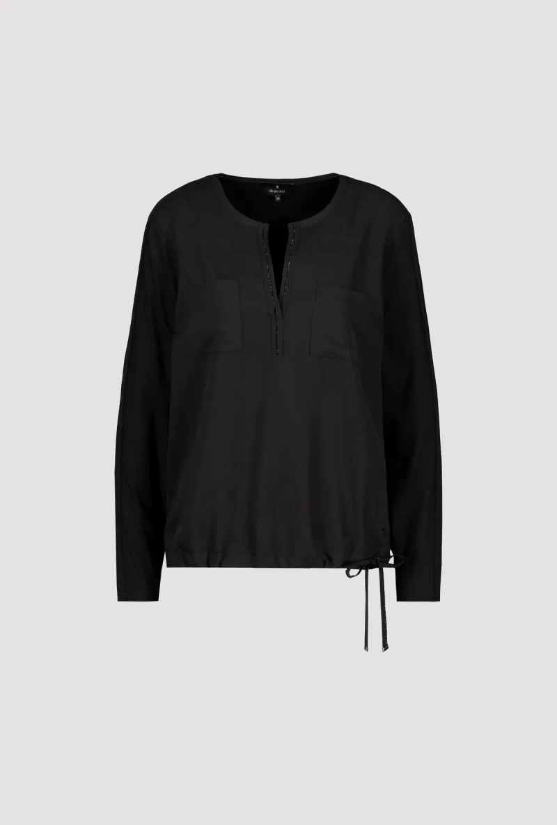 Monari Blusenshirt mit Strasssteine Neueste Mode